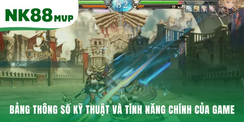 Bảng thông số game làm nổi bật RTP 96.5% và thưởng tối đa x5000