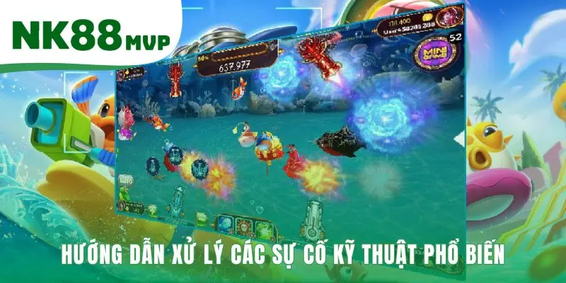 Lỗi thường gặp khi chơi bắn cá online về sự cố kỹ thuật